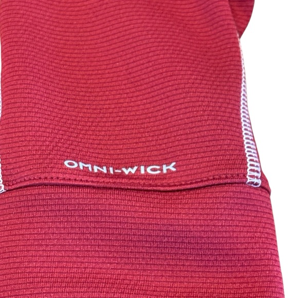 Columbia IU University Golf Shirt Quarter Zip XL - Picture 6 of 11